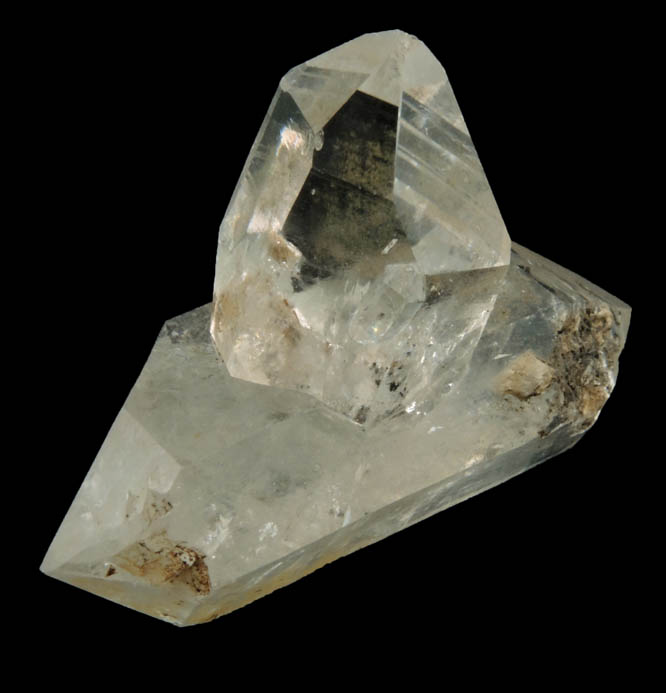 Quartz var. Herkimer Diamond from Hickory Hill Diamond Diggings, Fonda, Montgomery County, New York