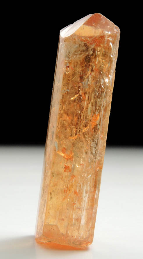 Topaz var. Imperial Topaz from Ouro Preto, Minas Gerais, Brazil