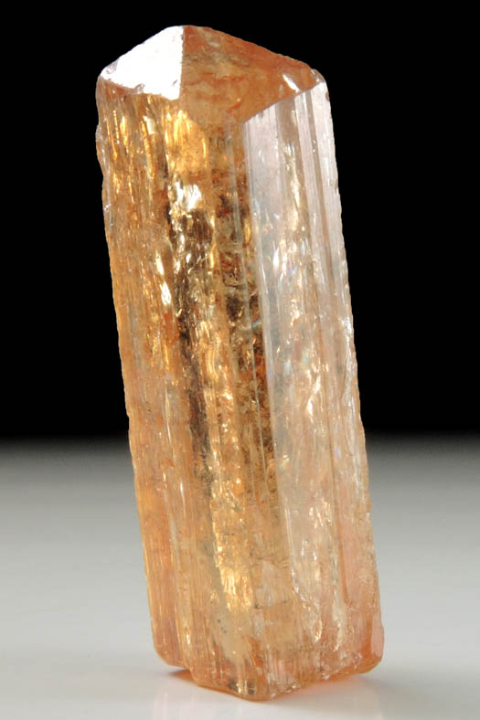 Topaz var. Imperial Topaz from Ouro Preto, Minas Gerais, Brazil