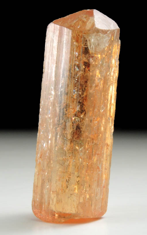 Topaz var. Imperial Topaz from Ouro Preto, Minas Gerais, Brazil