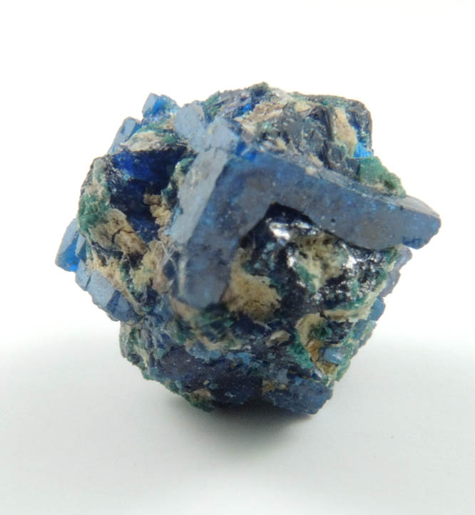 Boleite with Cumengeite overgrowth from Amelia Mine, Boleo District, near Santa Rosala, Baja California Sur, Mexico (Type Locality for Boleite and Cumengeite)