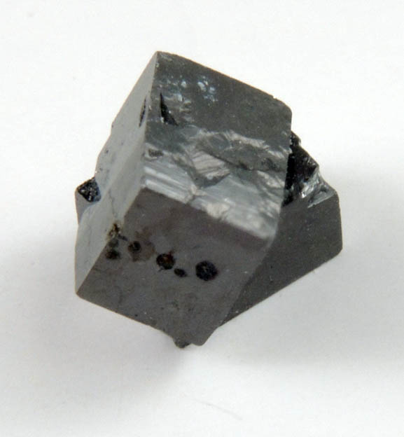 Magnetite exhibiting rare cubic habit from ZCA Mine No. 4, Fowler Ore Body, 2500' Level, Balmat, St. Lawrence County, New York