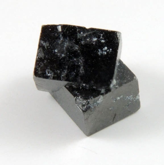 Magnetite exhibiting rare cubic habit from ZCA Mine No. 4, Fowler Ore Body, 2500' Level, Balmat, St. Lawrence County, New York