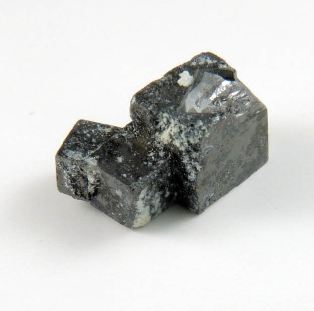 Magnetite exhibiting rare cubic habit from ZCA Mine No. 4, Fowler Ore Body, 2500' Level, Balmat, St. Lawrence County, New York