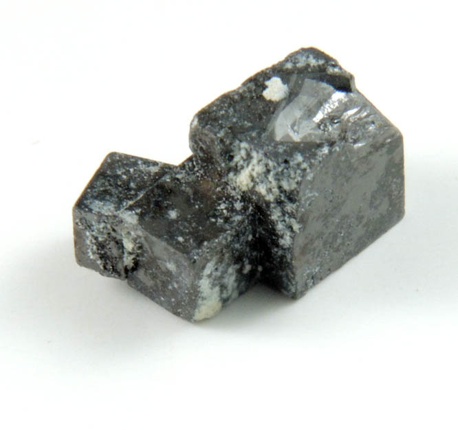 Magnetite exhibiting rare cubic habit from ZCA Mine No. 4, Fowler Ore Body, 2500' Level, Balmat, St. Lawrence County, New York