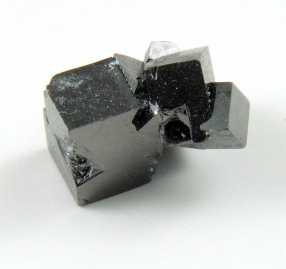 Magnetite exhibiting rare cubic habit from ZCA Mine No. 4, Fowler Ore Body, 2500' Level, Balmat, St. Lawrence County, New York