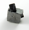 Magnetite exhibiting rare cubic habit from ZCA Mine No. 4, Fowler Ore Body, 2500' Level, Balmat, St. Lawrence County, New York