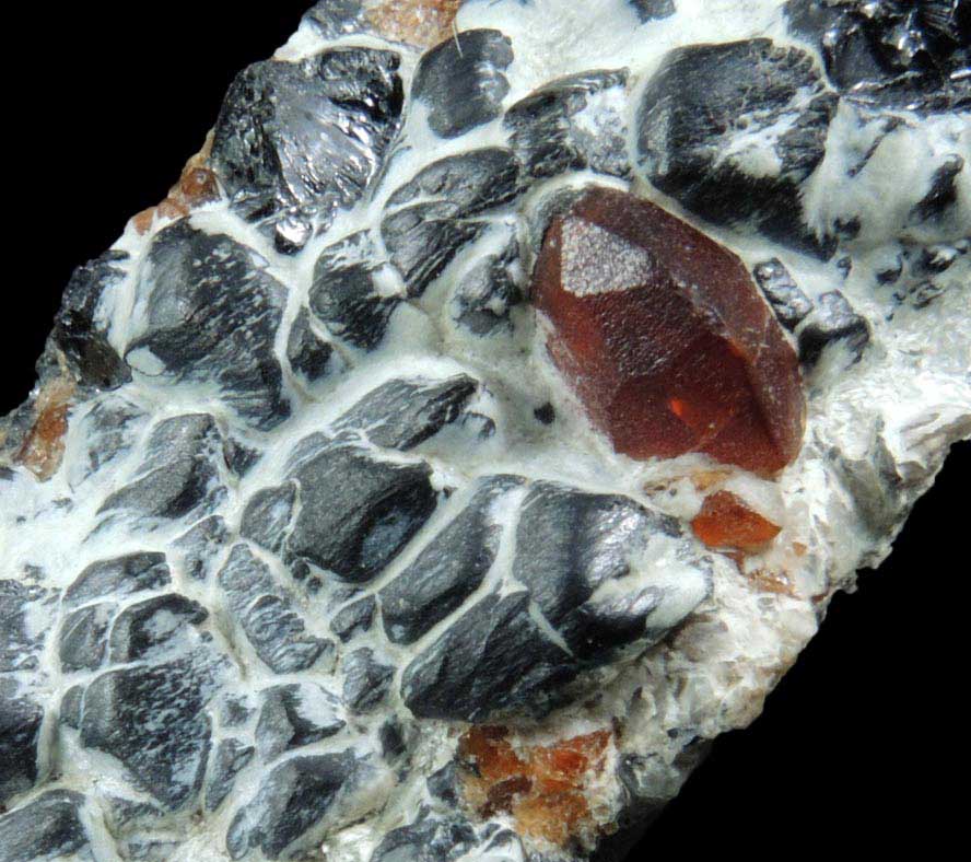 Chondrodite and Magnetite from Tilly Foster Iron Mine, near Brewster, Putnam County, New York