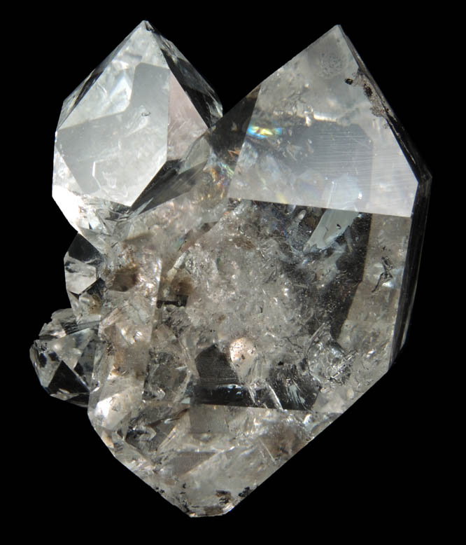 Quartz var. Herkimer Diamond from Hickory Hill Diamond Diggings, Fonda, Montgomery County, New York