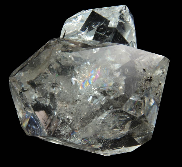 Quartz var. Herkimer Diamond from Hickory Hill Diamond Diggings, Fonda, Montgomery County, New York