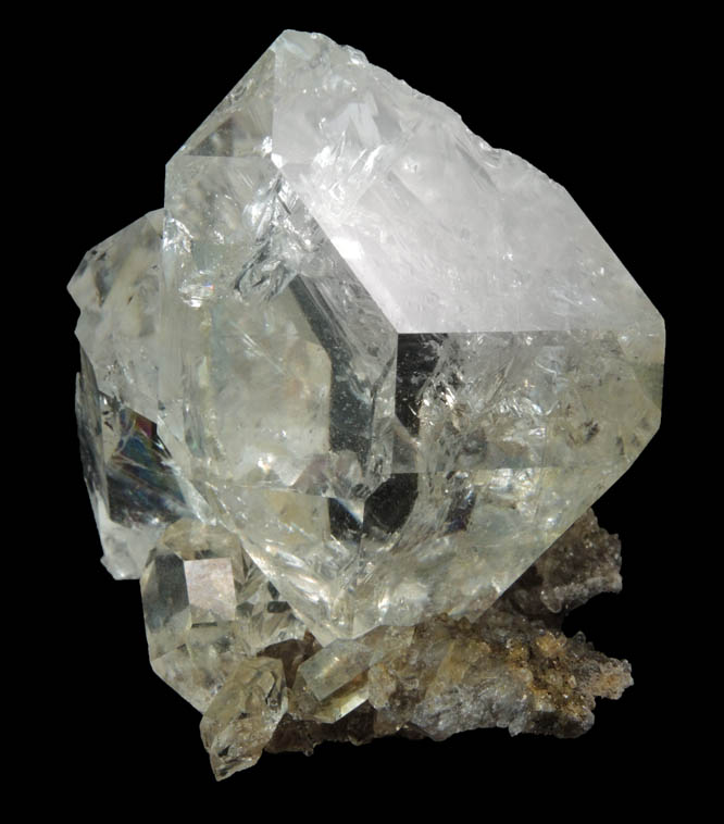 Quartz var. Herkimer Diamond from Hickory Hill Diamond Diggings, Fonda, Montgomery County, New York