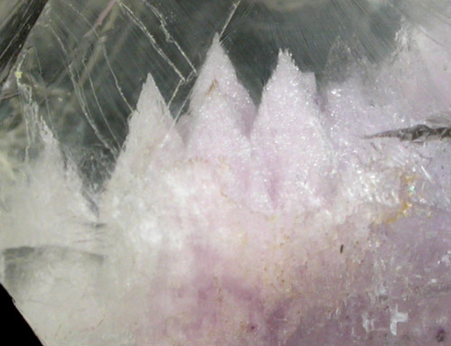 Fluorite with phantom inclusions from Cave-in-Rock District, Hardin County, Illinois
