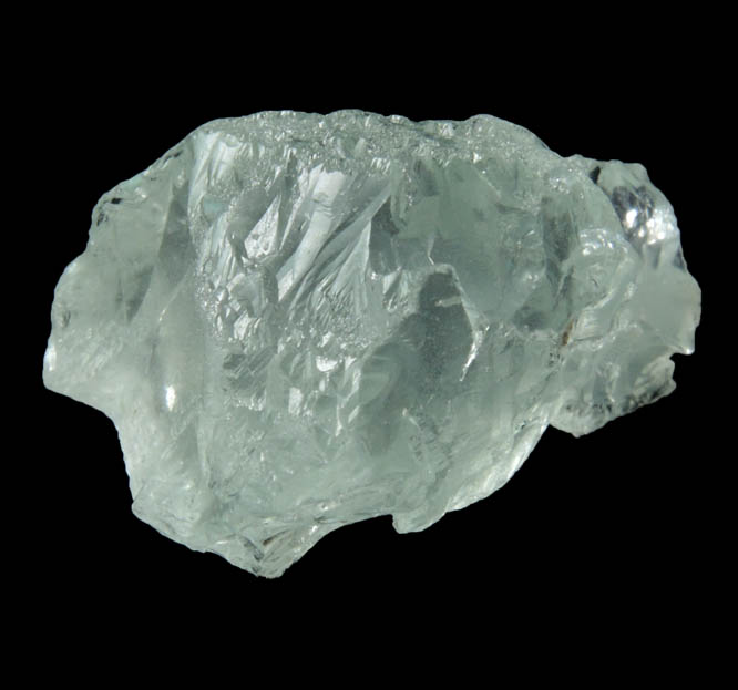 Beryl var. Aquamarine (etched crystal) from Minas Gerais, Brazil