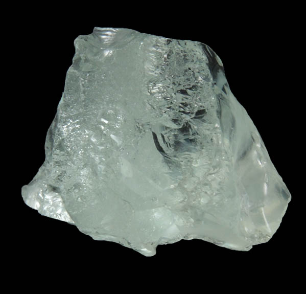 Beryl var. Aquamarine (etched crystal) from Minas Gerais, Brazil