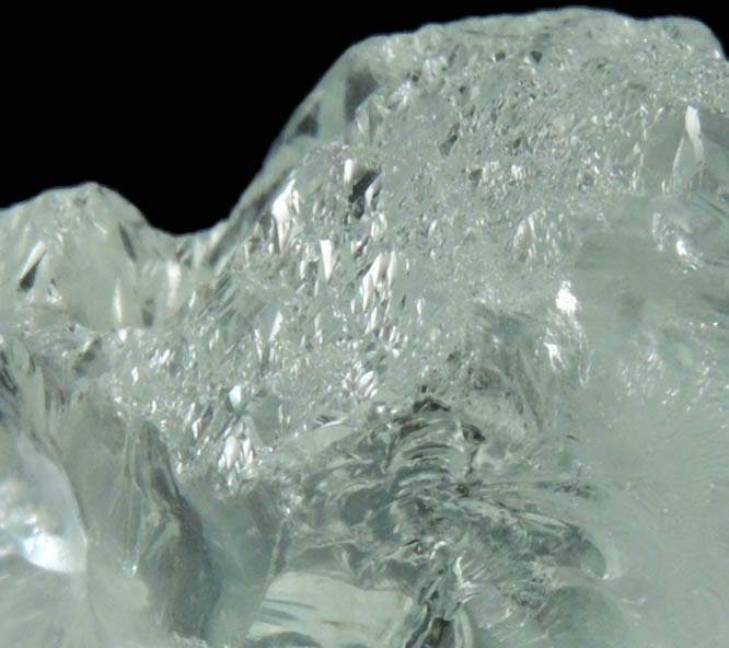 Beryl var. Aquamarine (etched crystal) from Minas Gerais, Brazil