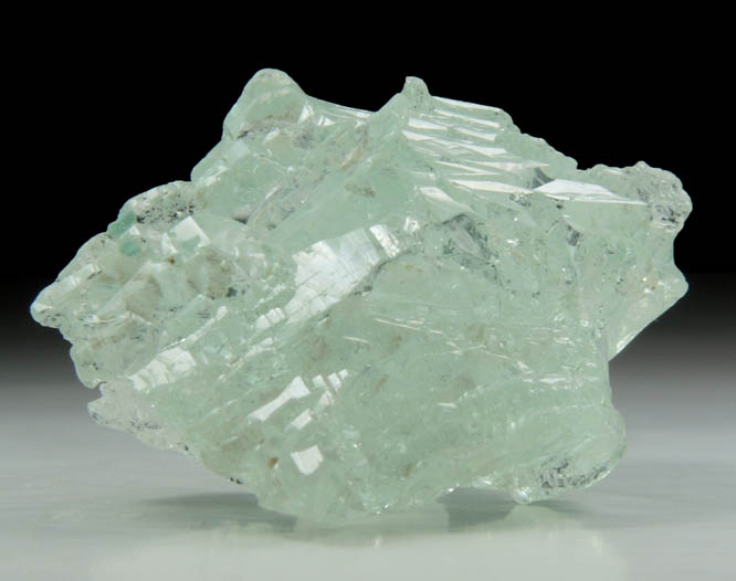 Beryl var. Aquamarine (etched crystal) from Minas Gerais, Brazil