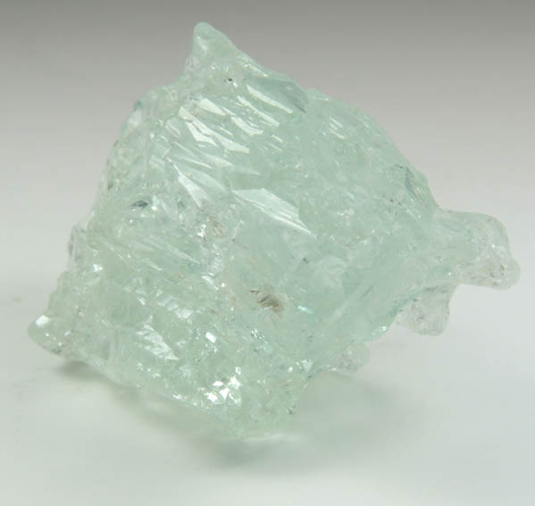 Beryl var. Aquamarine (etched crystal) from Minas Gerais, Brazil