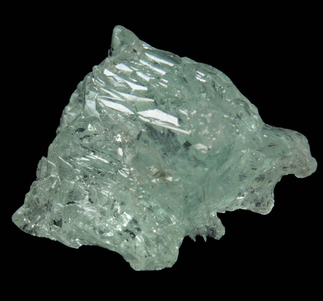 Beryl var. Aquamarine (etched crystal) from Minas Gerais, Brazil