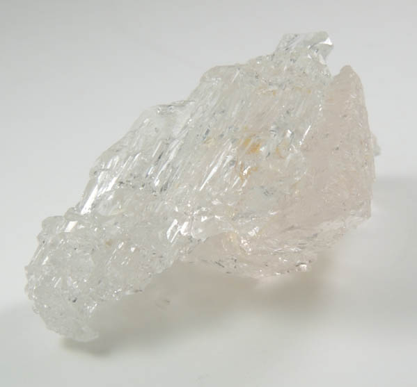 Beryl var. Morganite (gem-grade etched crystal) from Himalaya Mine, Mesa Grande District, San Diego County, California