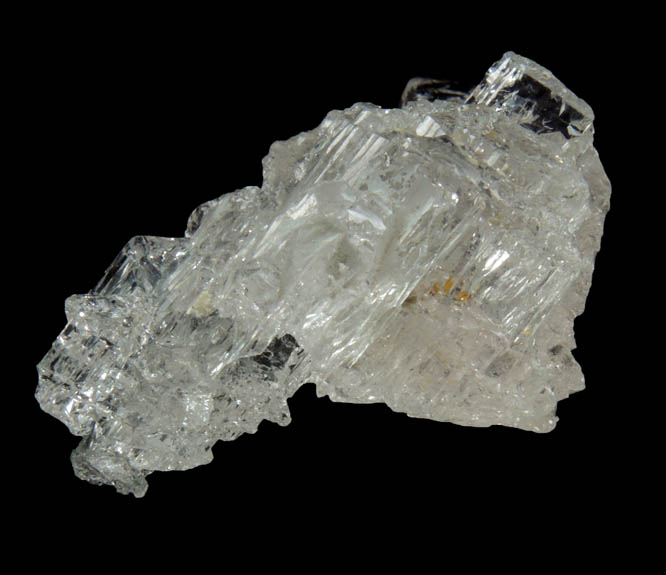 Beryl var. Morganite (gem-grade etched crystal) from Himalaya Mine, Mesa Grande District, San Diego County, California