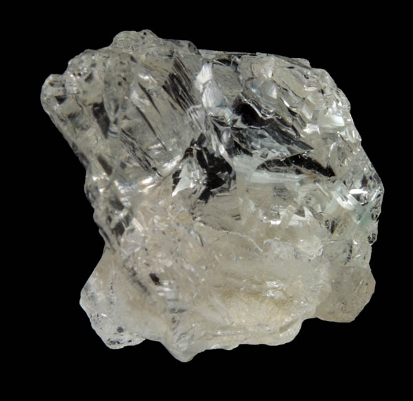 Beryl var. Morganite (gem-grade etched crystal) from Himalaya Mine, Mesa Grande District, San Diego County, California