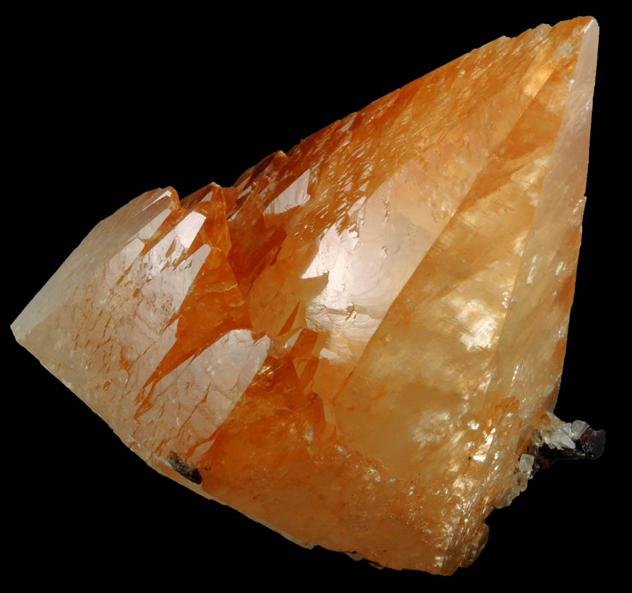 Calcite with minor Sphalerite from Elmwood Mine, Carthage, Smith County, Tennessee