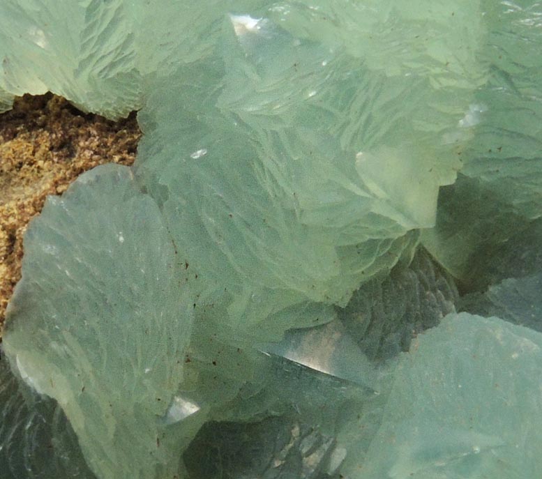 Prehnite from Hoxie's Quarry, Paterson, Passaic County, New Jersey