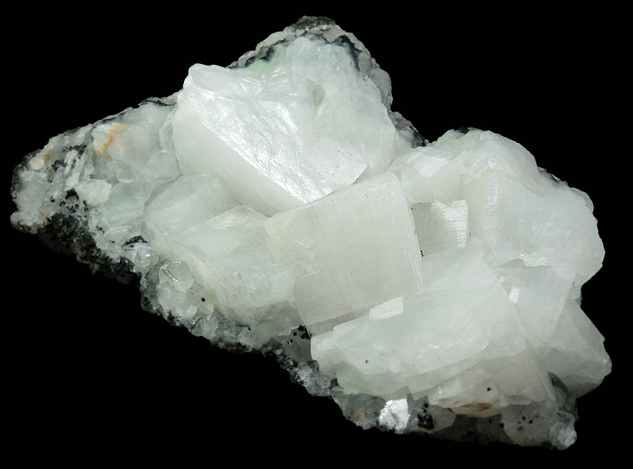 Apophyllite over Prehnite with minor Pectolite from Great Notch, Little Falls Township, Passaic County, New Jersey