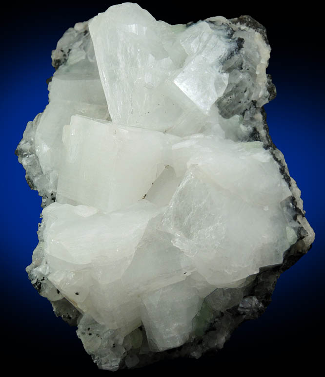 Apophyllite over Prehnite with minor Pectolite from Great Notch, Little Falls Township, Passaic County, New Jersey