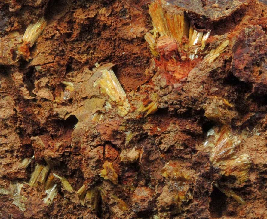 Legrandite with Adamite from Mina Ojuela, Mapimi, Durango, Mexico