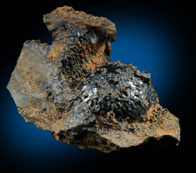 Goethite from Serpentine highlands, Staten Island, New York City, Richmond County, New York