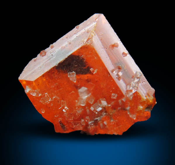 Wulfenite with minor Calcite from Red Cloud Mine, Silver District, La Paz County, Arizona