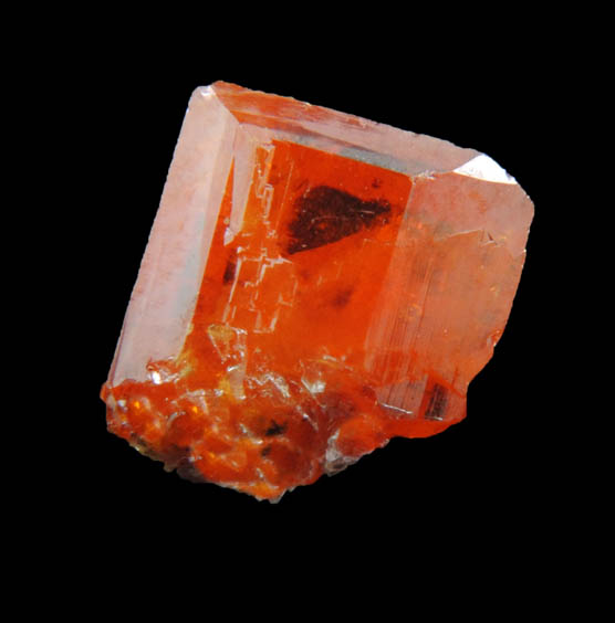 Wulfenite with minor Calcite from Red Cloud Mine, Silver District, La Paz County, Arizona