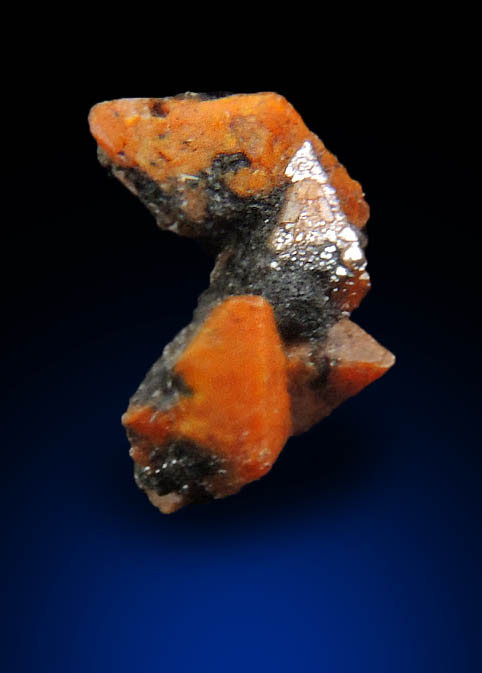 Wulfenite from Padre Kino Mine, Trigo Mountains, La Paz County, Arizona