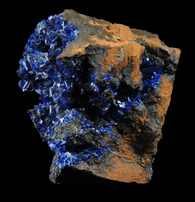 Azurite from 4750' Level, Morenci Mine, Clifton District, Greenlee County, Arizona