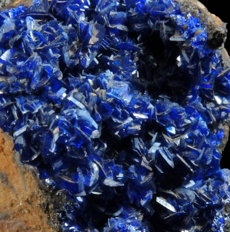 Azurite from 4750' Level, Morenci Mine, Clifton District, Greenlee County, Arizona