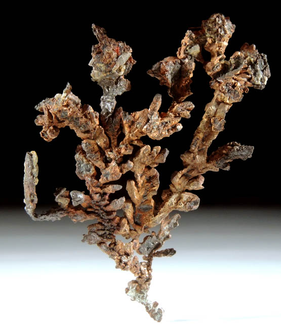 Copper (naturally crystallized native copper) from Central Mine, Keweenaw Peninsula Copper District, Michigan