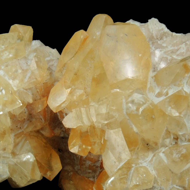 Calcite over Dolomite with Hydrozincite from Mina La Cuerre, Rionansa, La Florida, Sierra de Arnero, Cantabria, Spain
