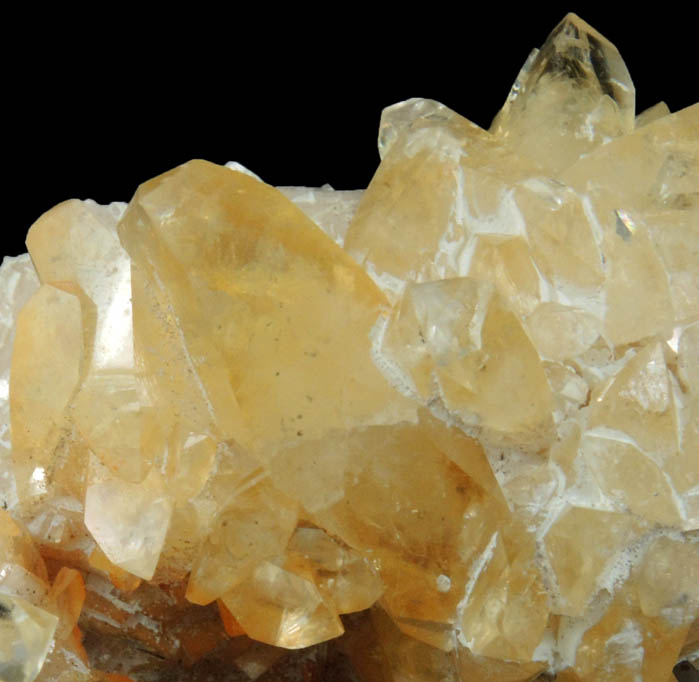 Calcite over Dolomite with Hydrozincite from Mina La Cuerre, Rionansa, La Florida, Sierra de Arnero, Cantabria, Spain