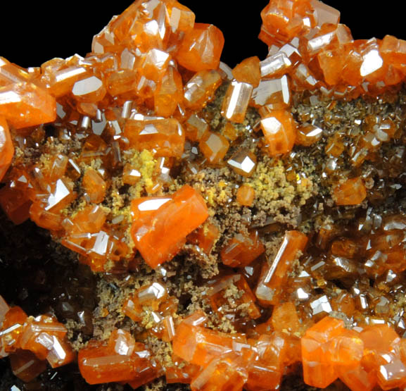 Wulfenite with Mimetite from Sierra de Los Lamentos, Chihuahua, Mexico