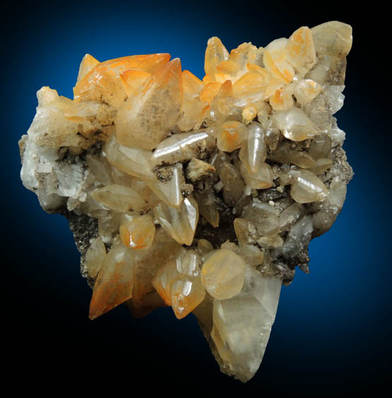 Calcite with Dolomite from Mina La Cuerre, Rionansa, La Florida, Sierra de Arnero, Cantabria, Spain