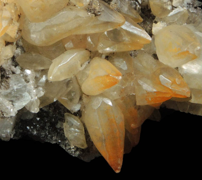 Calcite with Dolomite from Mina La Cuerre, Rionansa, La Florida, Sierra de Arnero, Cantabria, Spain