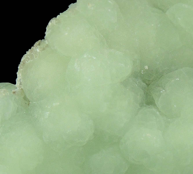 Prehnite with Calcite from O and G Industries Southbury Quarry, Southbury, New Haven County, Connecticut