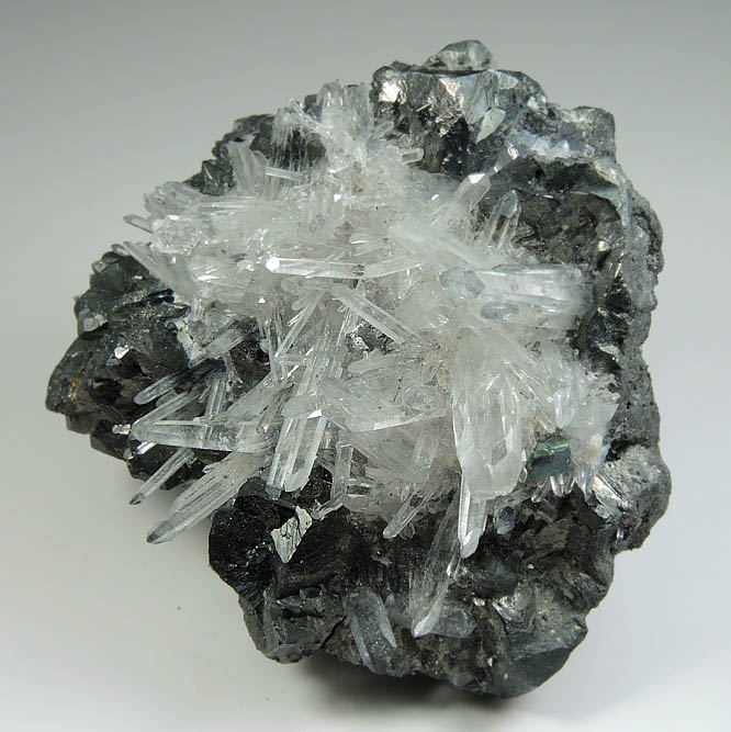 Quartz on Tetrahedrite from Sweet Home Mine, Buckskin Gulch, Alma District, Park County, Colorado