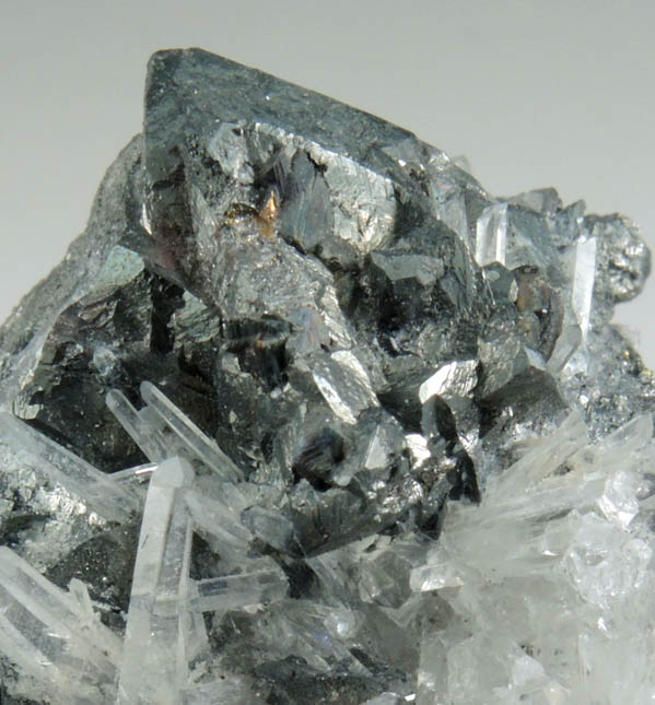 Quartz on Tetrahedrite from Sweet Home Mine, Buckskin Gulch, Alma District, Park County, Colorado