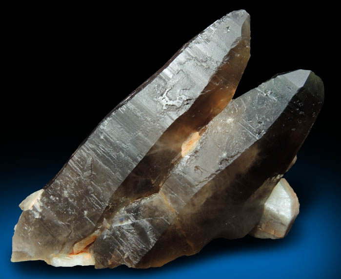Quartz var. Smoky Quartz with Microcline var. Amazonite from Crystal Creek, Florissant, Teller County, Colorado