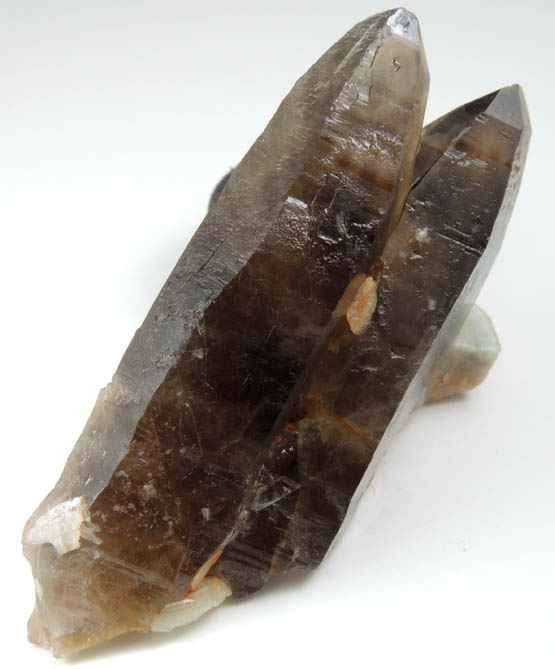 Quartz var. Smoky Quartz with Microcline var. Amazonite from Crystal Creek, Florissant, Teller County, Colorado