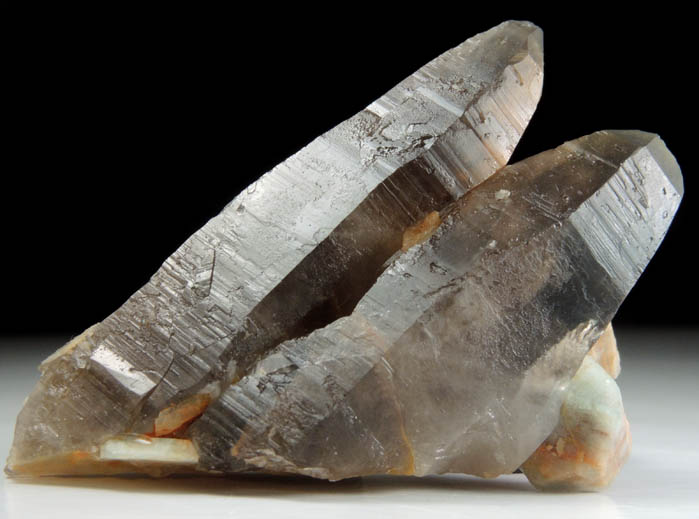 Quartz var. Smoky Quartz with Microcline var. Amazonite from Crystal Creek, Florissant, Teller County, Colorado