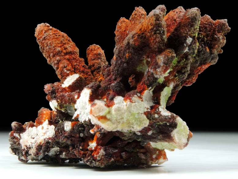 Mimetite with Mottramite coating from Tsumeb Mine, Otavi-Bergland District, Oshikoto, Namibia