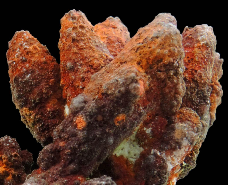 Mimetite with Mottramite coating from Tsumeb Mine, Otavi-Bergland District, Oshikoto, Namibia